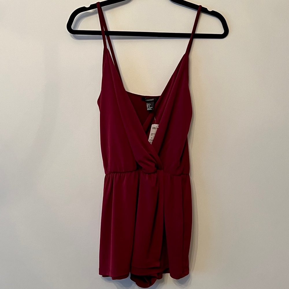 Forever 21 Berry Romper
